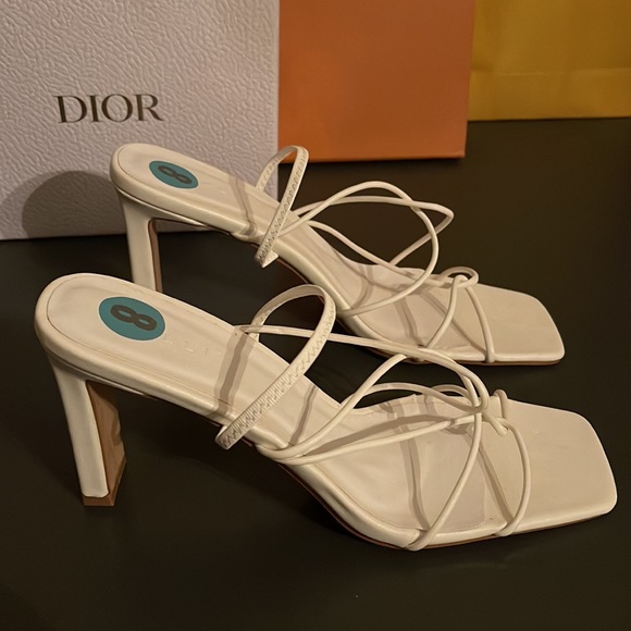 White Bellini heels - Picture 2 of 2